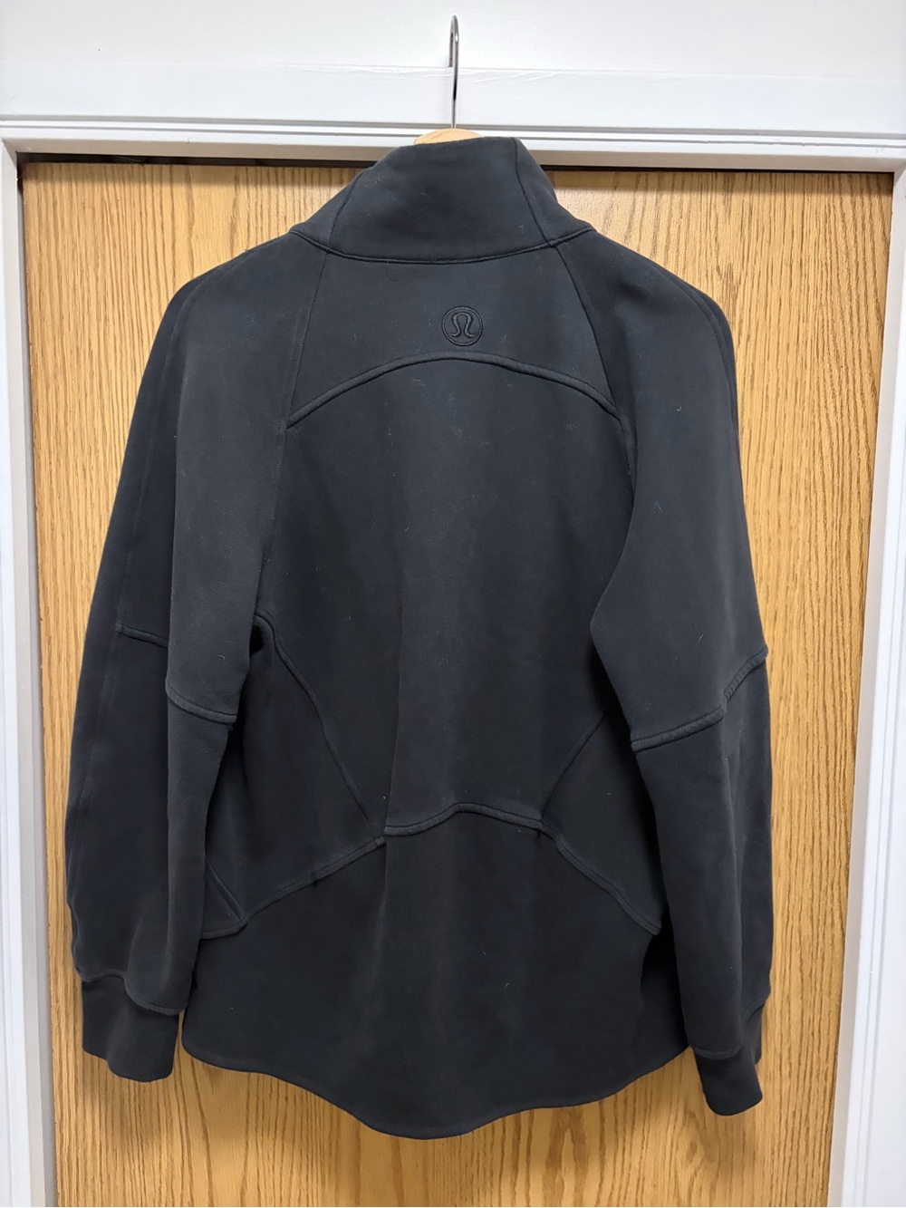 lululemon athletica Women's Black Jacket - Cozy Zip-Front Layer